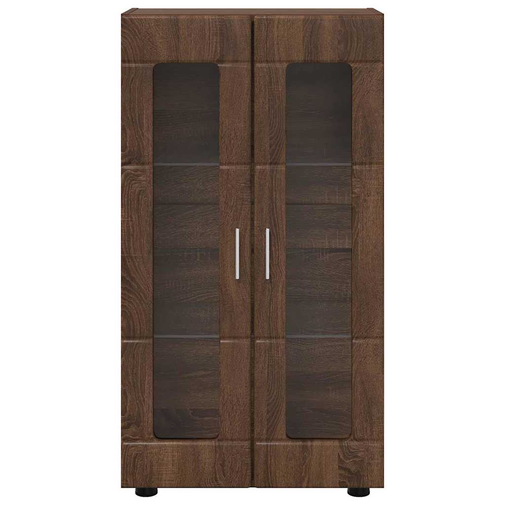 Sideboard FLORIN Brun eg 55,5 x 29 x 103 cm Konstrueret træ