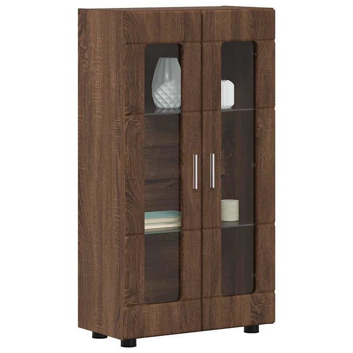 Sideboard FLORIN Brun eg 55,5 x 29 x 103 cm Konstrueret træ