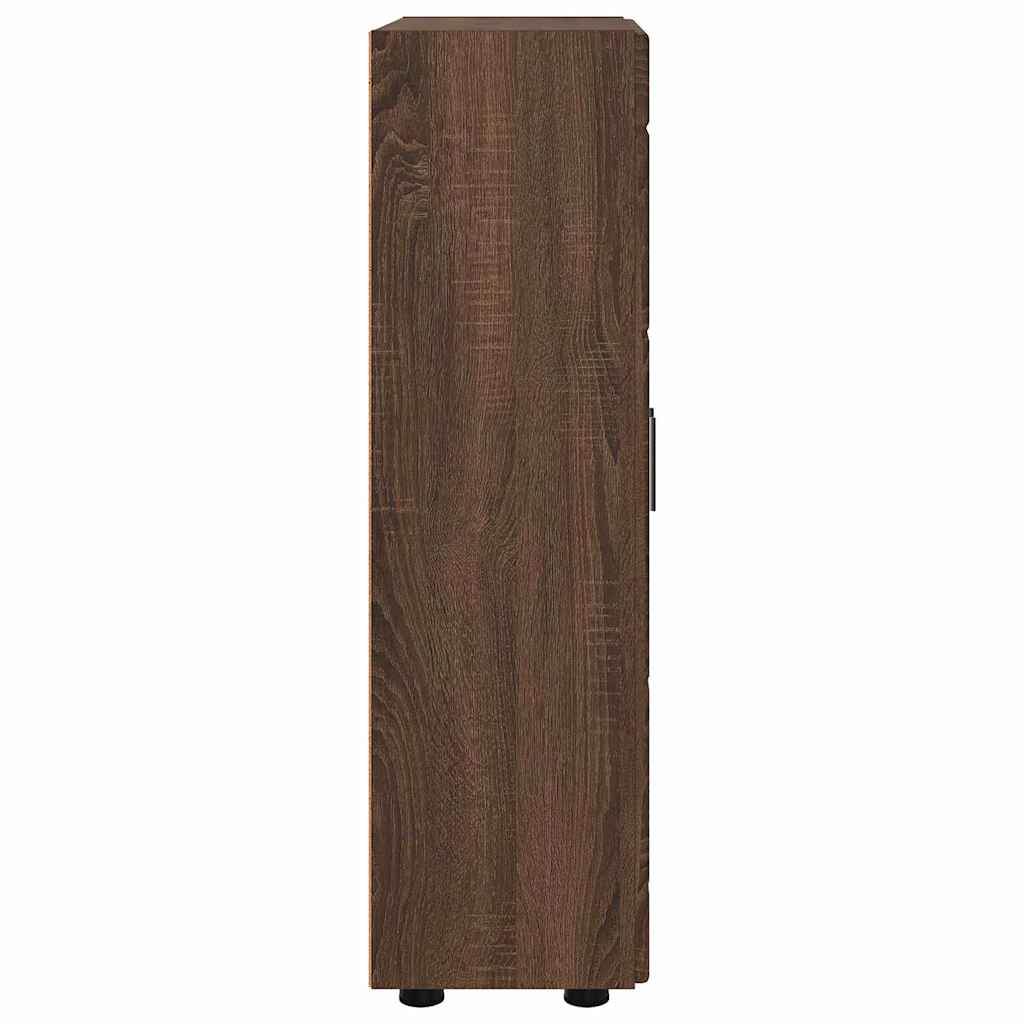 Sideboard FLORIN Brun eg 55,5 x 29 x 103 cm Konstrueret træ