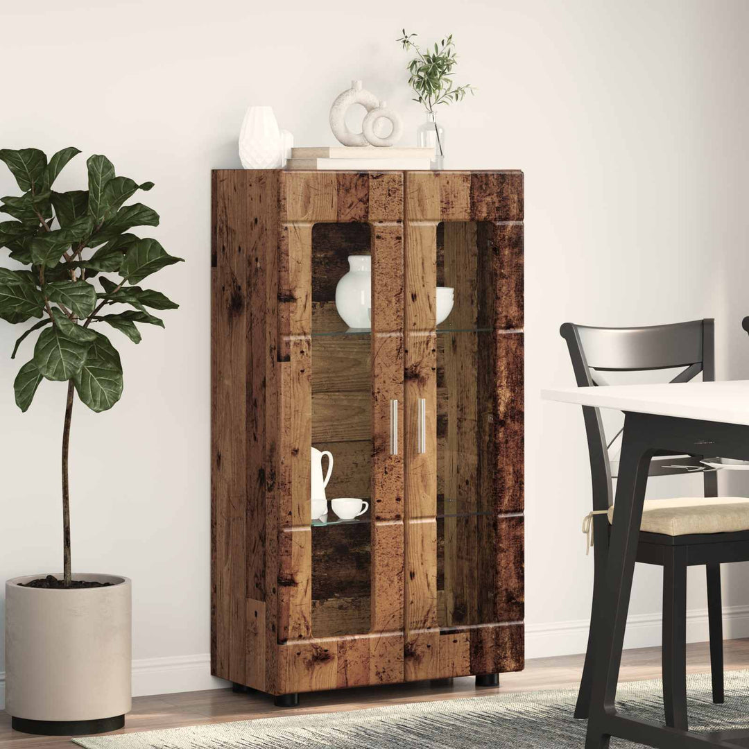 Sideboard FLORIN Gammelt træ 55,5 x 29 x 100 cm Konstrueret træ