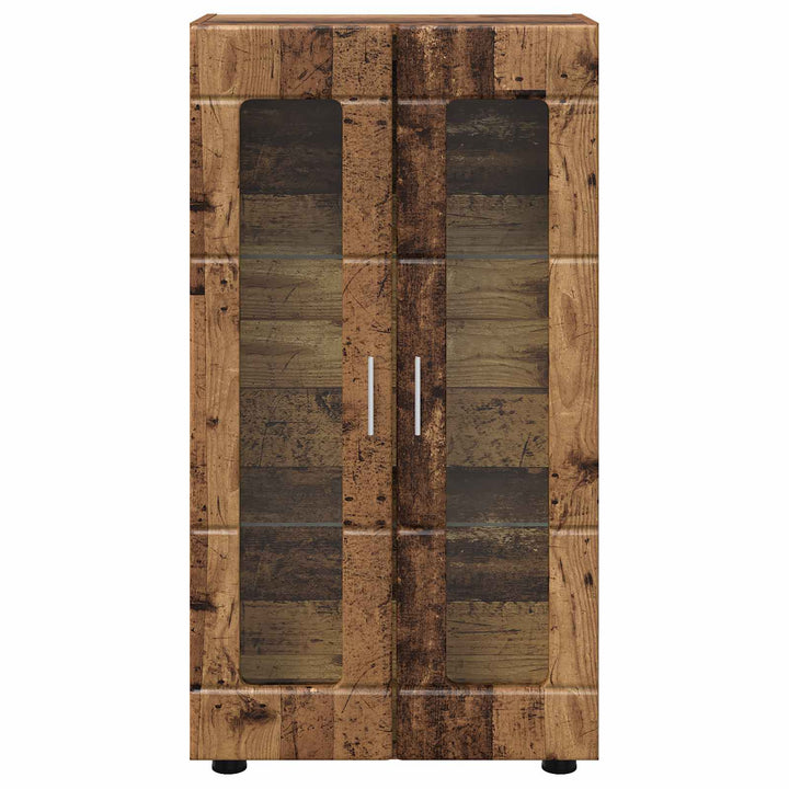 Sideboard FLORIN Gammelt træ 55,5 x 29 x 100 cm Konstrueret træ