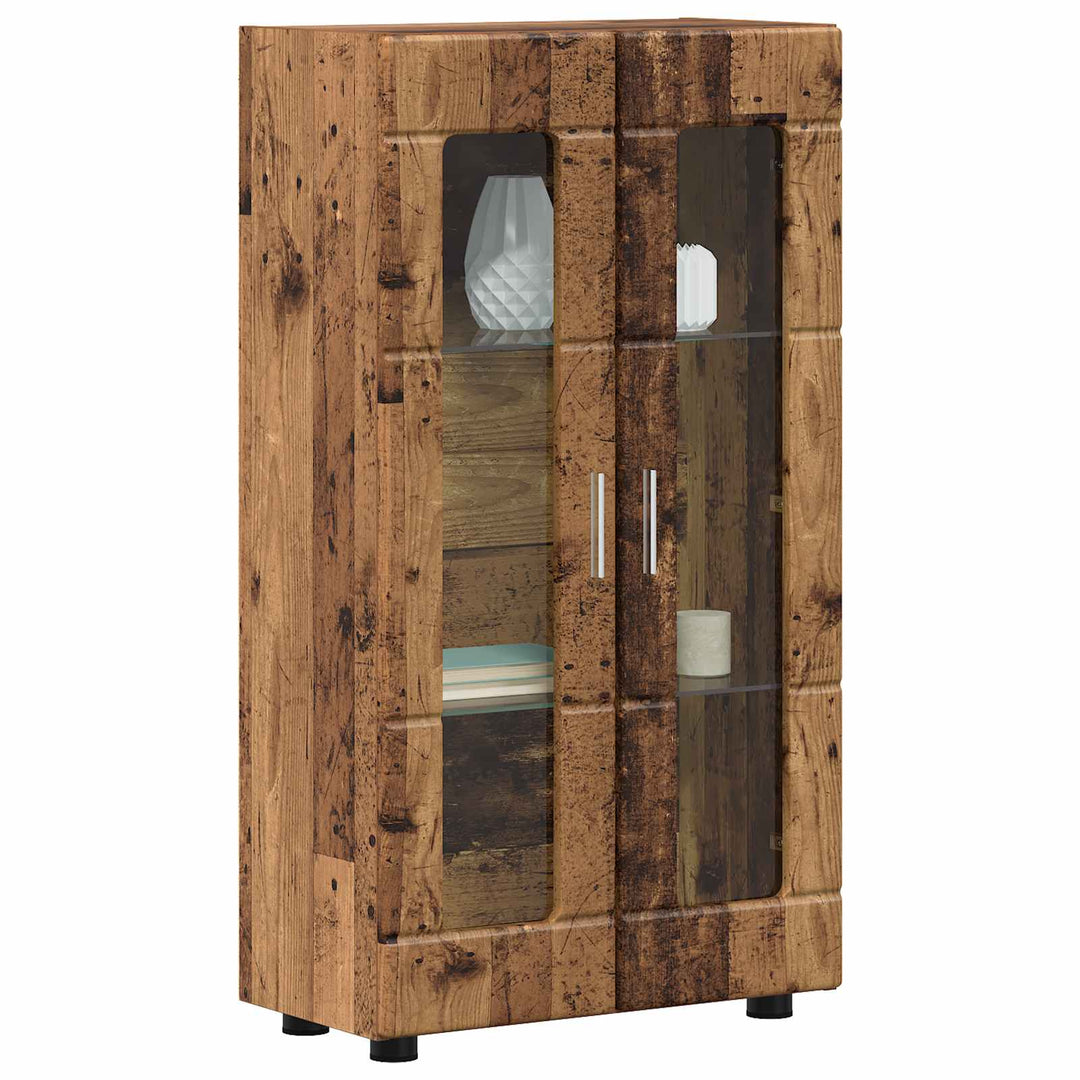 Sideboard FLORIN Gammelt træ 55,5 x 29 x 100 cm Konstrueret træ