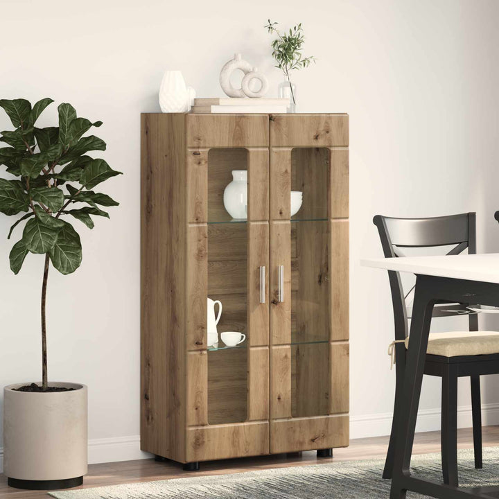 Sideboard med hylde FLORIN Artisan Egetræ 55,5 x 29 x 100 cm