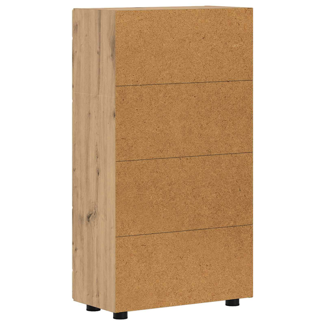 Sideboard med hylde FLORIN Artisan Egetræ 55,5 x 29 x 100 cm