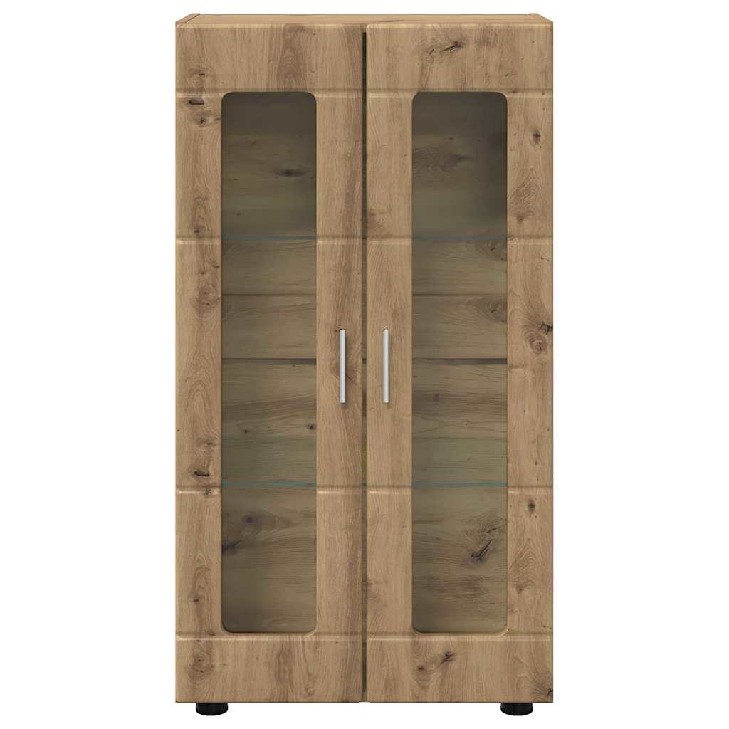 Sideboard med hylde FLORIN Artisan Egetræ 55,5 x 29 x 103 cm