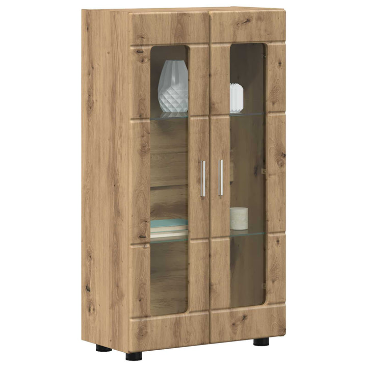 Sideboard med hylde FLORIN Artisan Egetræ 55,5 x 29 x 100 cm
