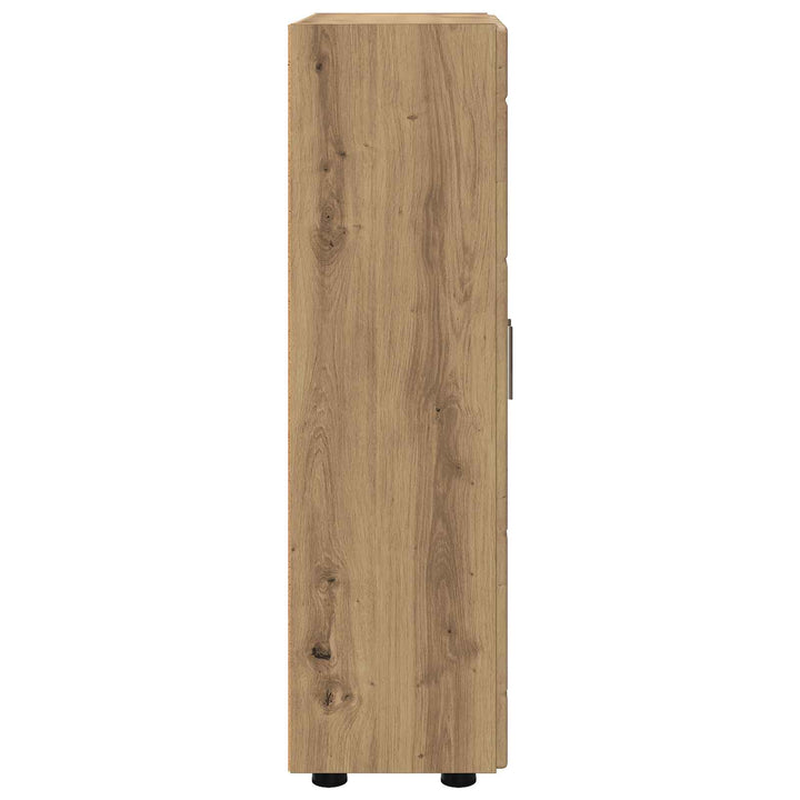 Sideboard med hylde FLORIN Artisan Egetræ 55,5 x 29 x 100 cm
