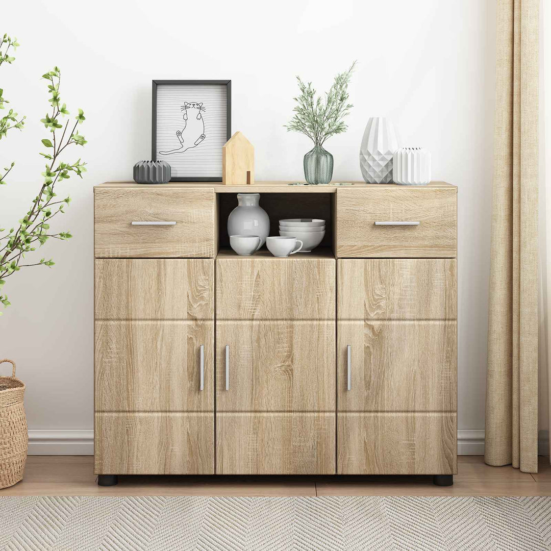 Træskab Sonoma eg 88,5 x 30,5 x 73 cm Konstrueret træ