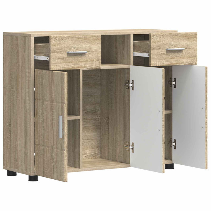 Træskab Sonoma eg 88,5 x 30,5 x 73 cm Konstrueret træ