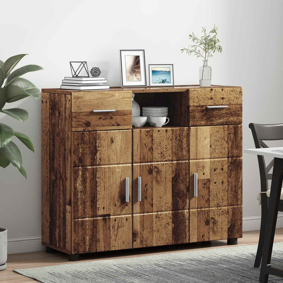Træskab Gammelt træ 88,5 x 30,5 x 73 cm Konstrueret træ