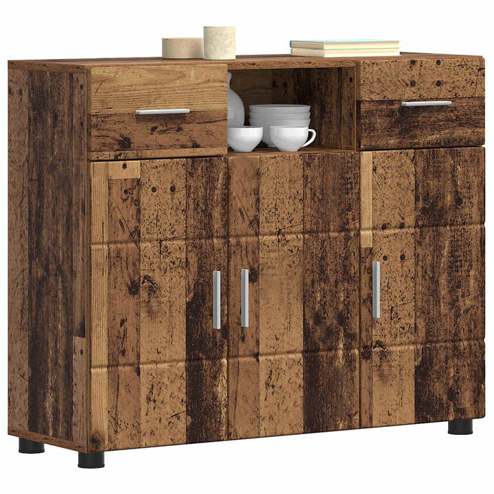 Træskab Gammelt træ 88,5 x 30,5 x 73 cm Konstrueret træ