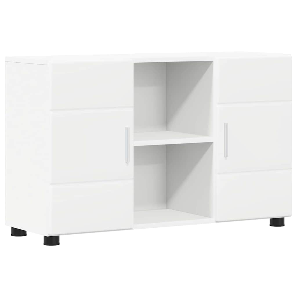 Sideboard FLORIN 88,5 x 30,5 x 55,5 cm Hvid Konstrueret træ