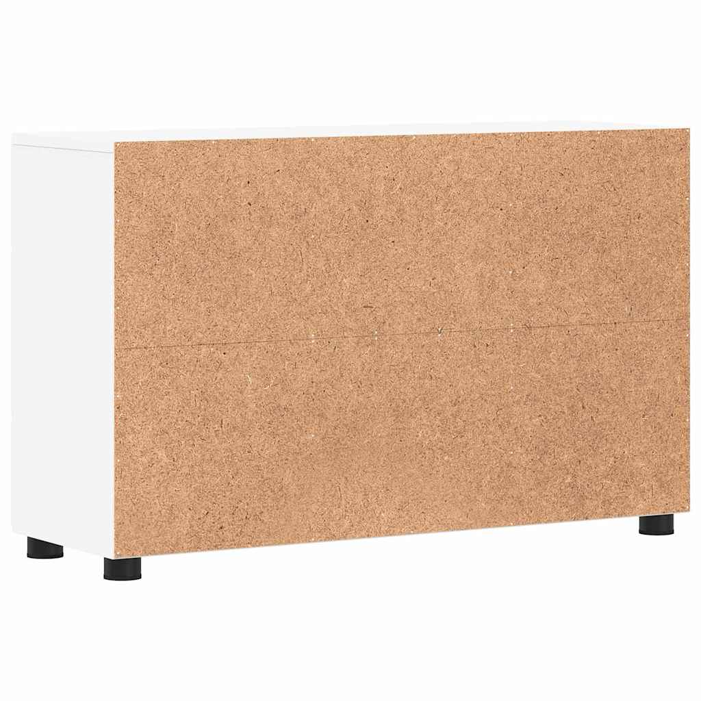 Sideboard FLORIN 88,5 x 30,5 x 55,5 cm Hvid Konstrueret træ