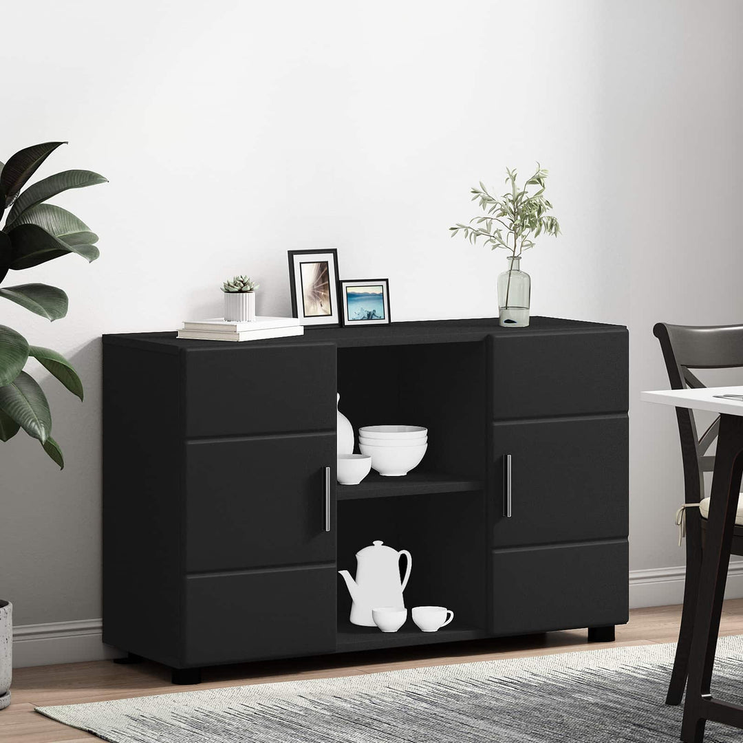Sideboard FLORIN Sort 88,5 x 30,5 x 55,5 cm Konstrueret træ