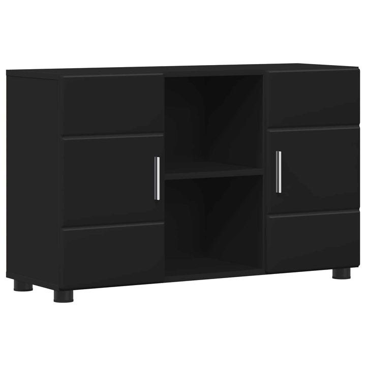 Sideboard FLORIN Sort 88,5 x 30,5 x 55,5 cm Konstrueret træ