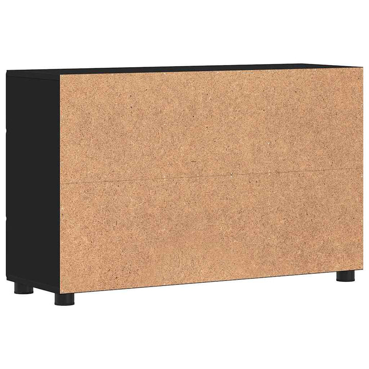 Sideboard FLORIN Sort 88,5 x 30,5 x 55,5 cm Konstrueret træ