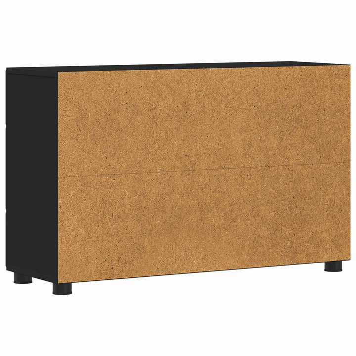 Sideboard FLORIN Sort 88,5 x 30,5 x 55,5 cm Konstrueret træ
