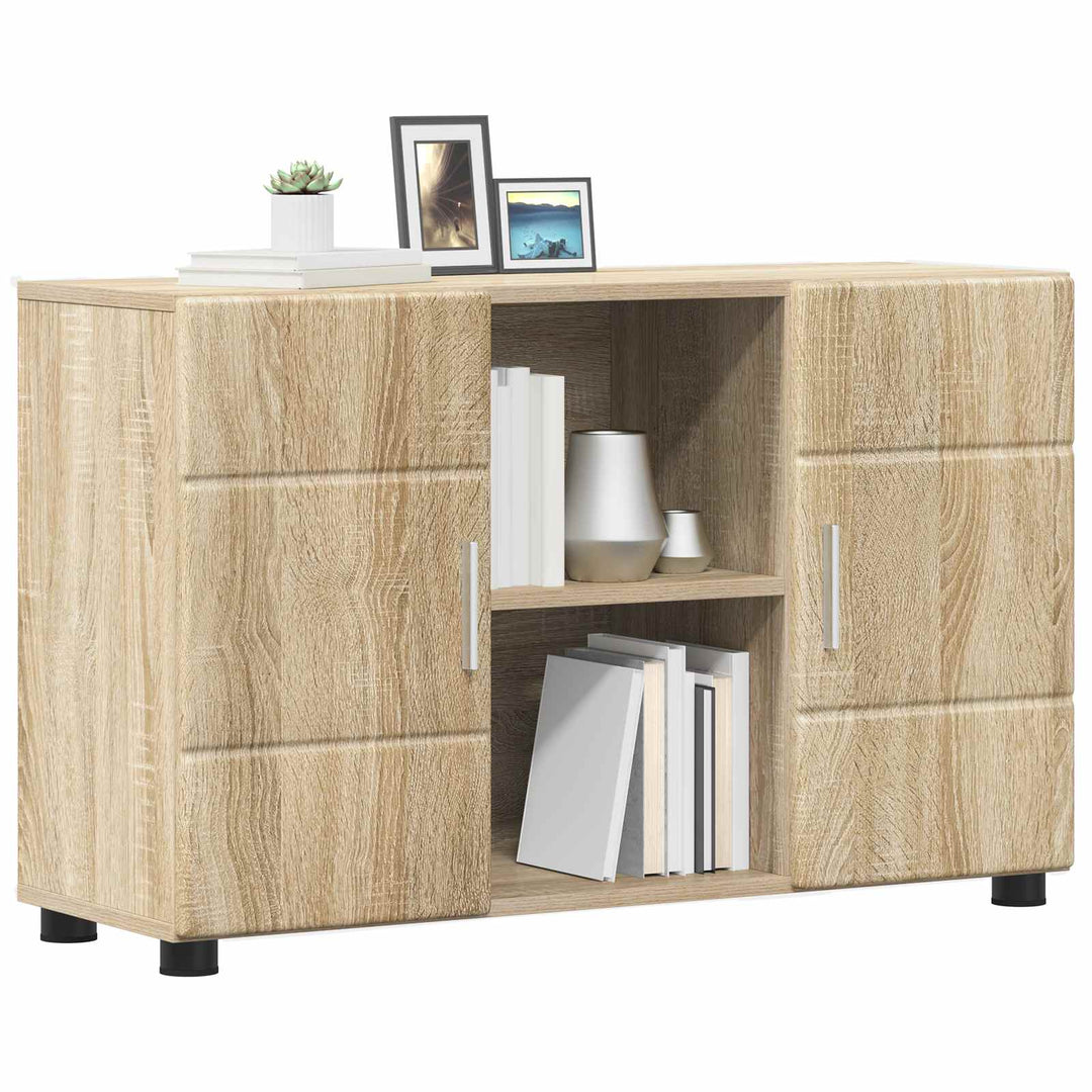 Sideboard med hylde FLORIN Sonoma eg 88,5 x 30,5 x 55,5 cm