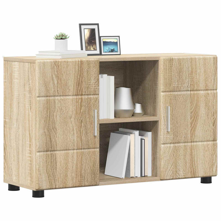 Sideboard med hylde FLORIN Sonoma eg 88,5 x 30,5 x 55,5 cm