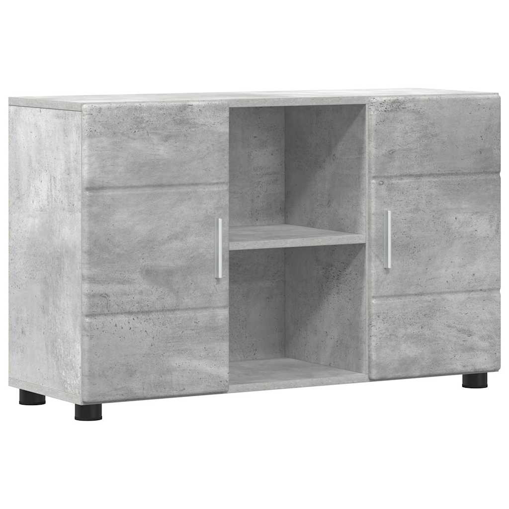 Sideboard med hylde FLORIN Beton Grå 88,5 x 30,5 x 55,5 cm
