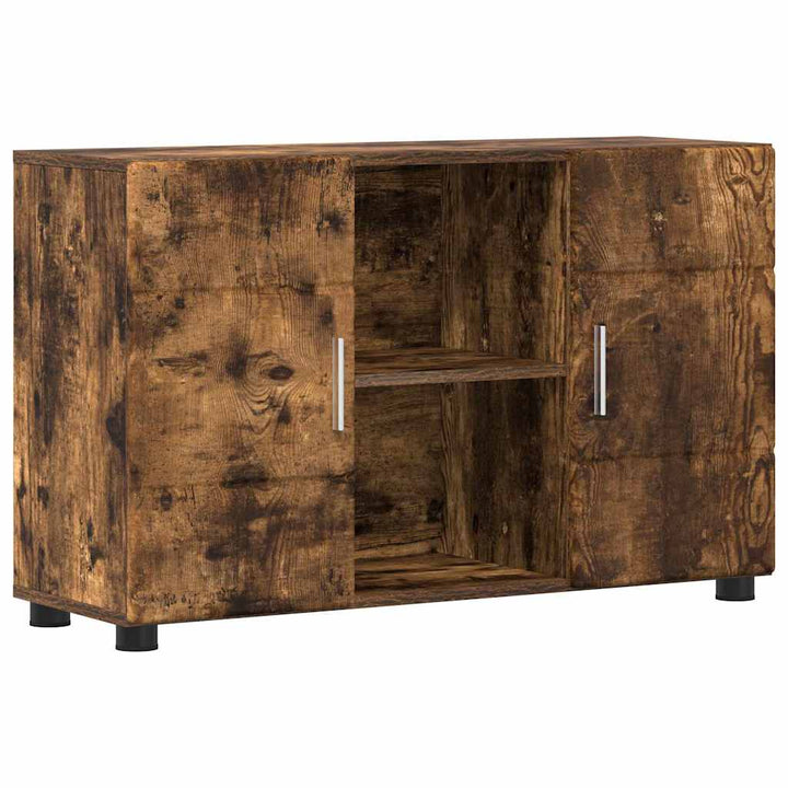 Sideboard FLORIN Røget eg 88,5 x 30,5 x 55,5 cm Konstrueret træ