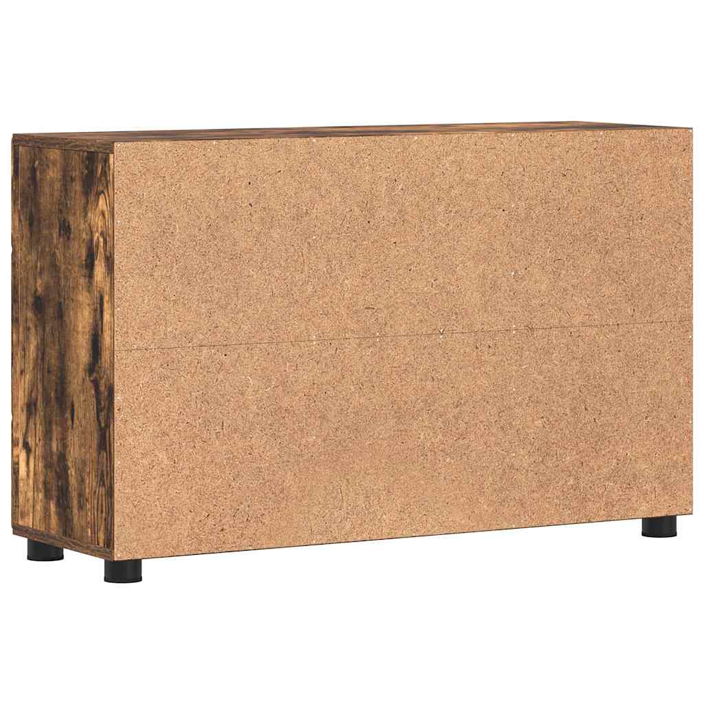 Sideboard FLORIN Røget eg 88,5 x 30,5 x 55,5 cm Konstrueret træ
