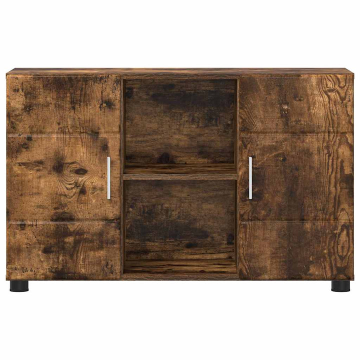 Sideboard FLORIN Røget eg 88,5 x 30,5 x 55,5 cm Konstrueret træ