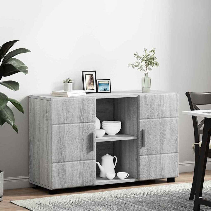 Sideboard FLORIN 88,5 x 30,5 x 55,5 cm Grå Sonoma