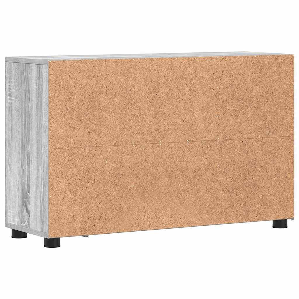 Sideboard FLORIN 88,5 x 30,5 x 55,5 cm Grå Sonoma