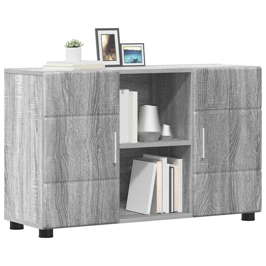 Sideboard med hylde FLORIN Grå Sonoma 88,5 x 30,5 x 55,5 cm