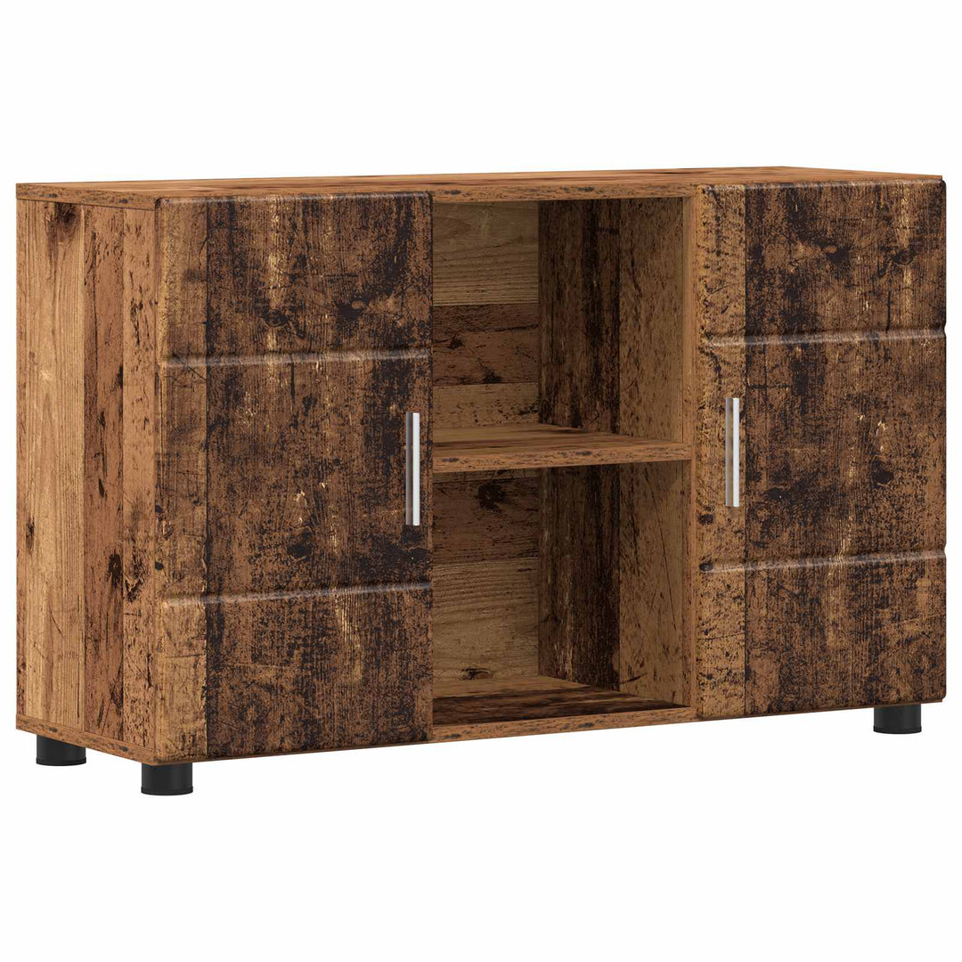 Sideboard med hylde FLORIN Gammelt træ 88,5 x 30,5 x 55,5 cm