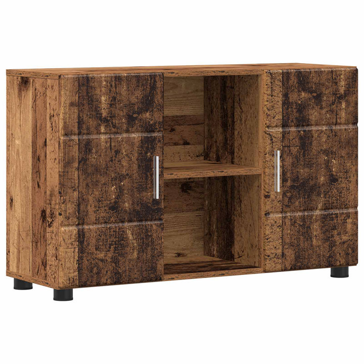 Sideboard med hylde FLORIN Gammelt træ 88,5 x 30,5 x 55,5 cm
