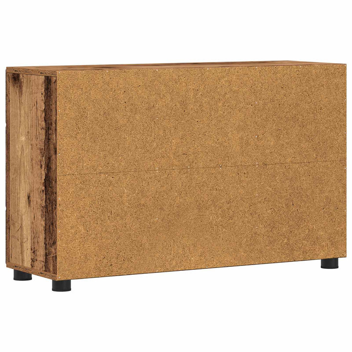 Sideboard med hylde FLORIN Gammelt træ 88,5 x 30,5 x 55,5 cm
