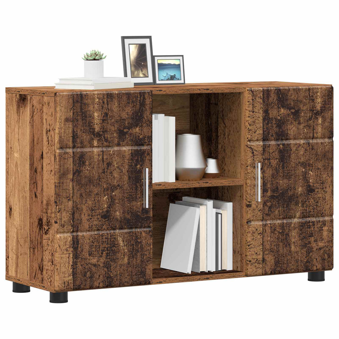 Sideboard med hylde FLORIN Gammelt træ 88,5 x 30,5 x 55,5 cm