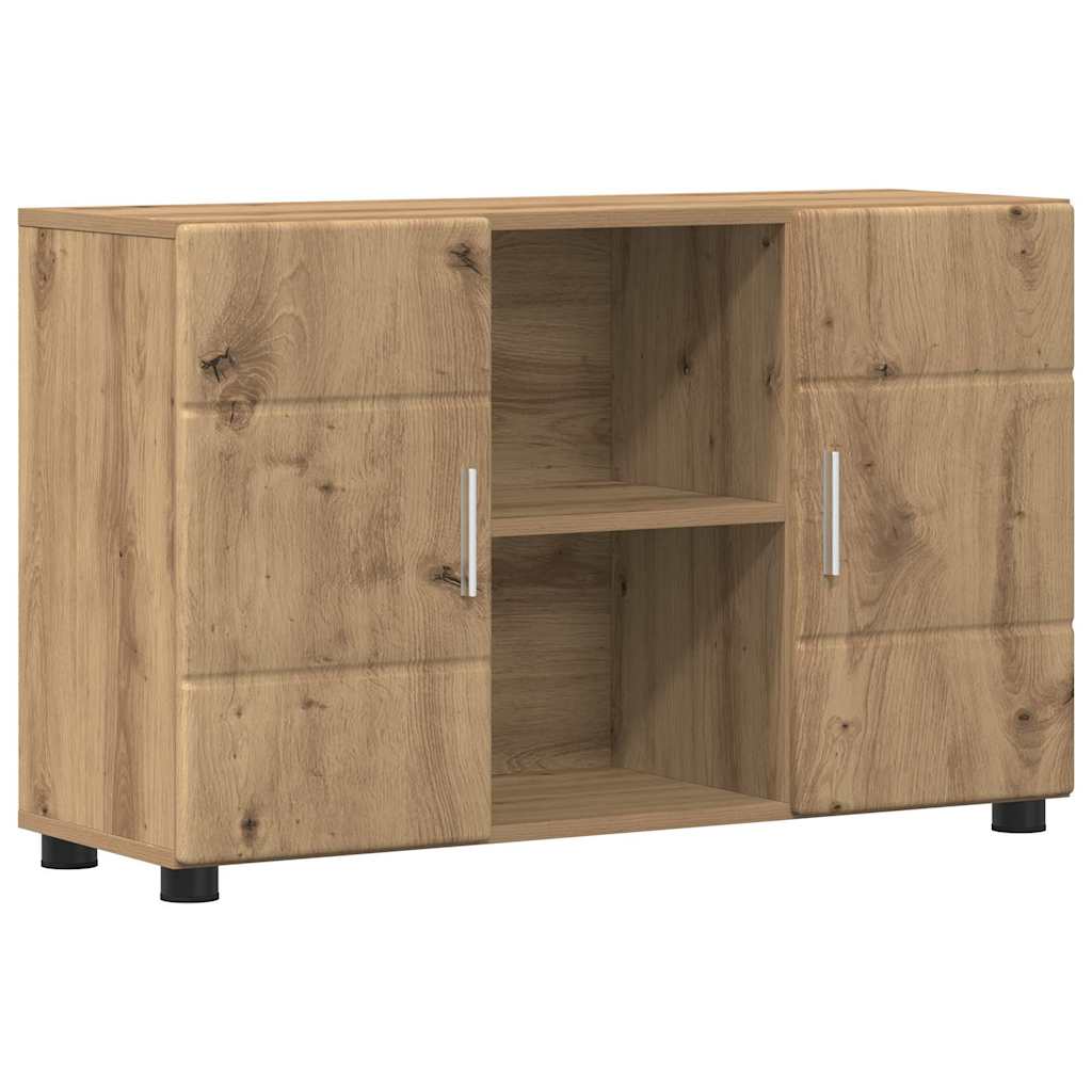 Sideboard med hylde FLORIN Artisan Egetræ 88,5 x 30,5 x 55,5 cm