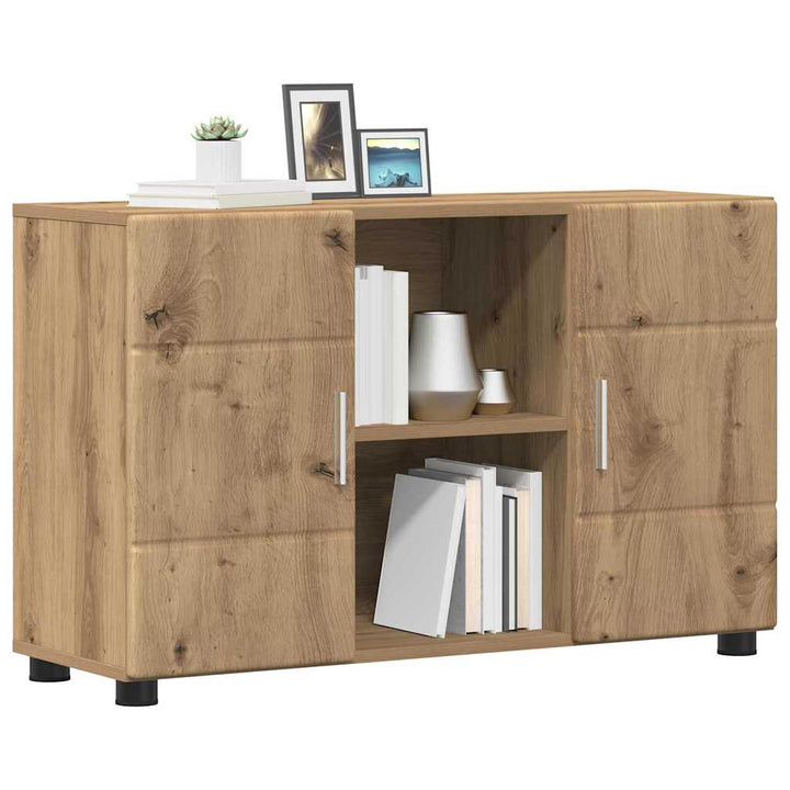 Sideboard med hylde FLORIN Artisan Egetræ 88,5 x 30,5 x 55,5 cm