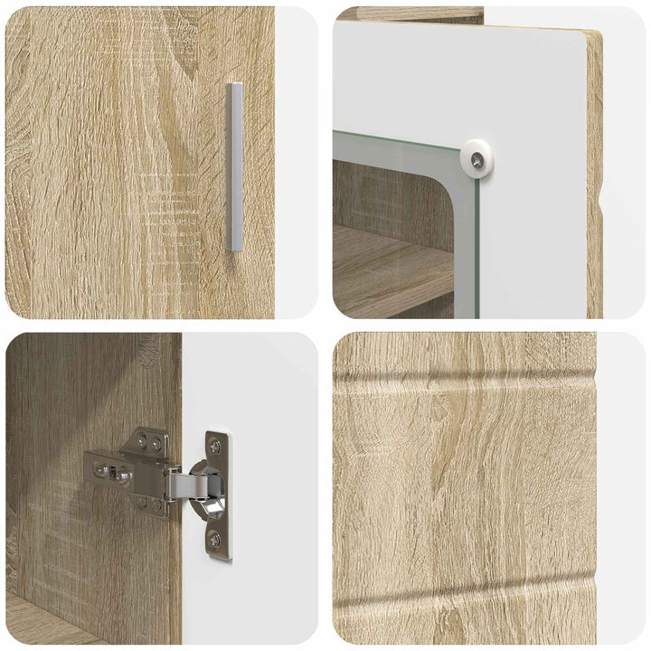 Træskab Sonoma eg 88,5 x 30,5 x 73 cm Konstrueret træ
