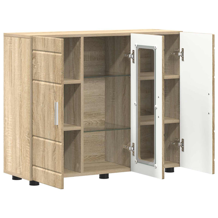 Træskab Sonoma eg 88,5 x 30,5 x 73 cm Konstrueret træ