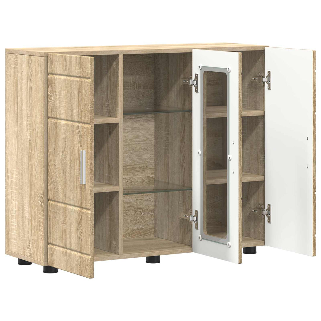 Træskab Sonoma eg 88,5 x 30,5 x 73 cm Konstrueret træ