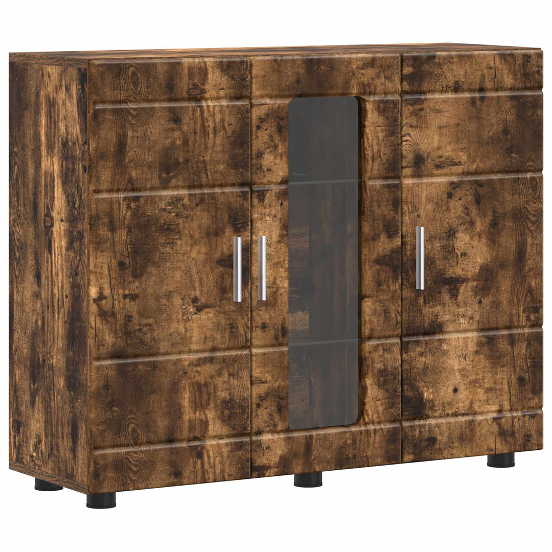 Træskab Røget eg 88,5 x 30,5 x 73 cm Konstrueret træ
