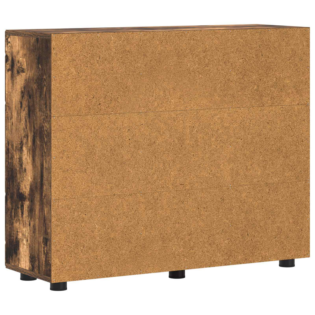 Træskab Røget eg 88,5 x 30,5 x 73 cm Konstrueret træ