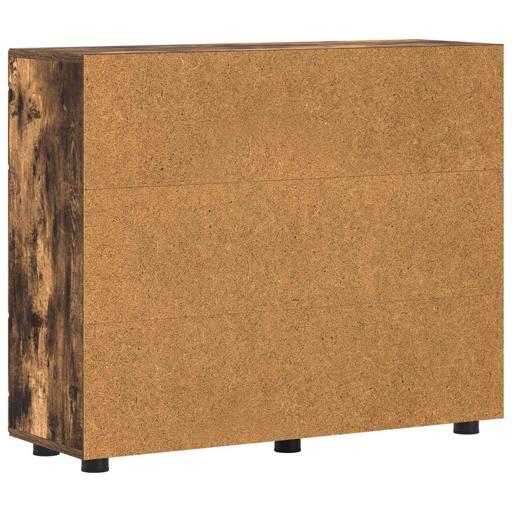 Træskab Røget eg 88,5 x 30,5 x 73 cm Konstrueret træ