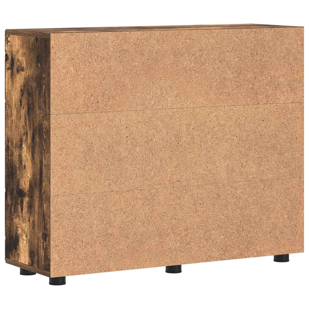 Træskab Røget eg 88,5 x 30,5 x 73 cm Konstrueret træ