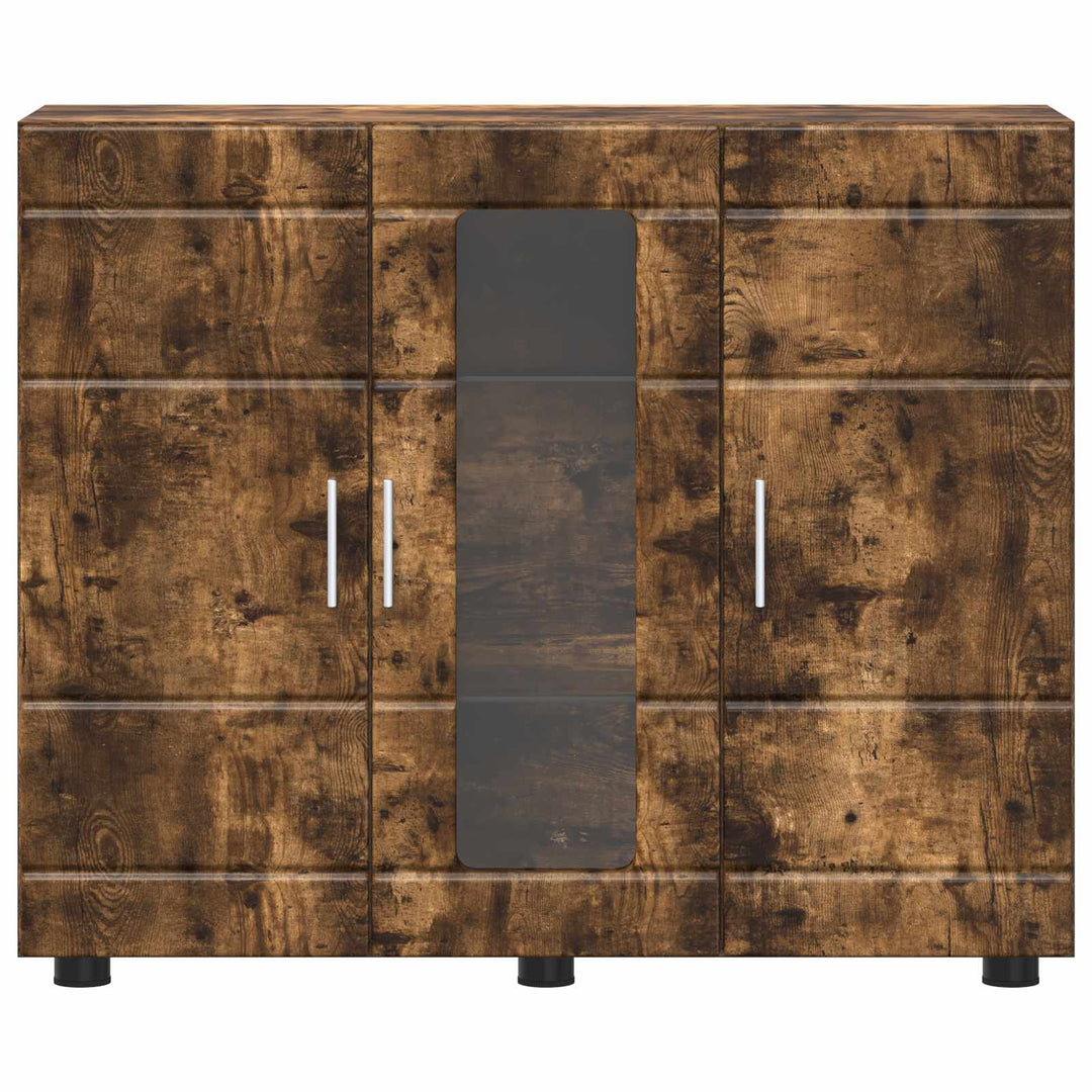 Træskab Røget eg 88,5 x 30,5 x 73 cm Konstrueret træ