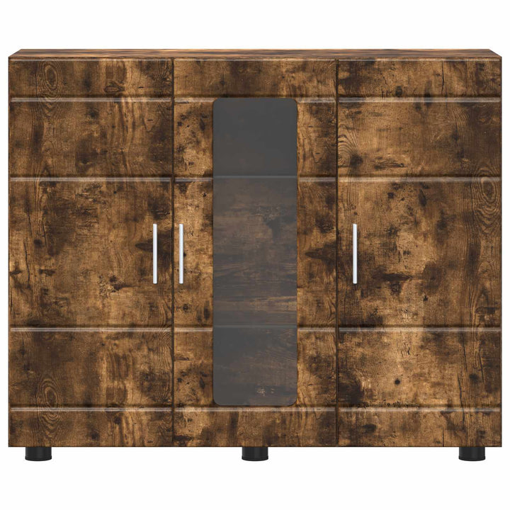 Træskab Røget eg 88,5 x 30,5 x 73 cm Konstrueret træ