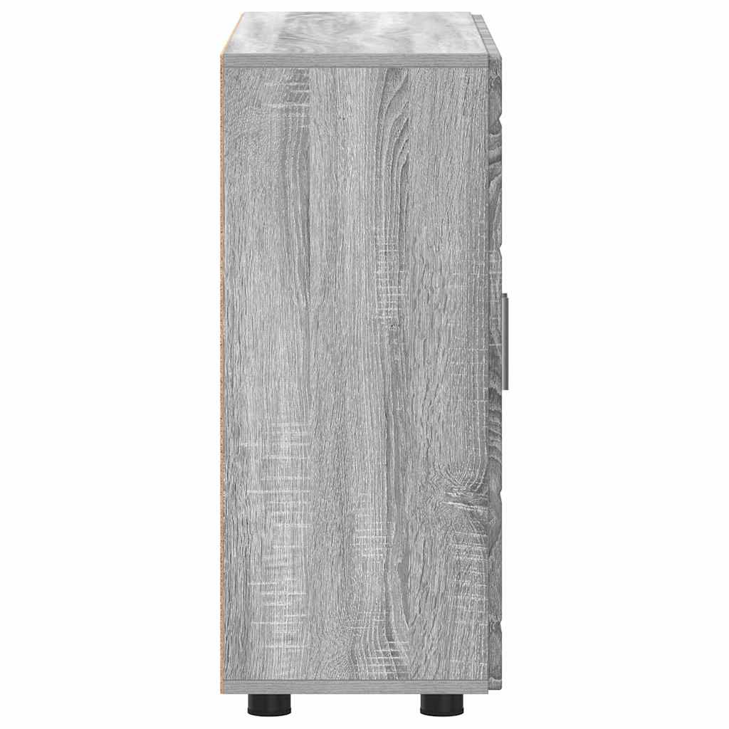 Træskab Grå Sonoma 88,5 x 30,5 x 73 cm Konstrueret træ