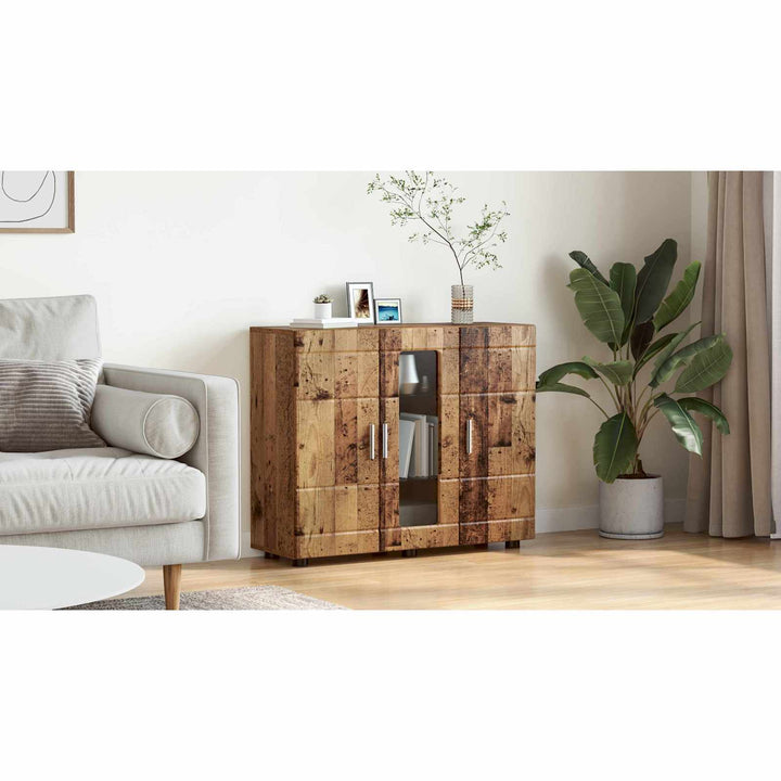 Træskab Gammelt træ 88,5 x 30,5 x 73 cm Konstrueret træ