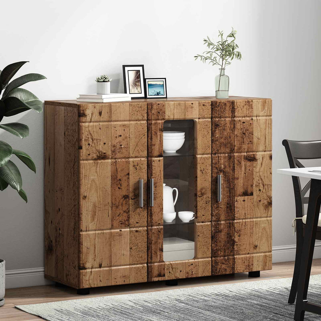 Træskab Gammelt træ 88,5 x 30,5 x 73 cm Konstrueret træ