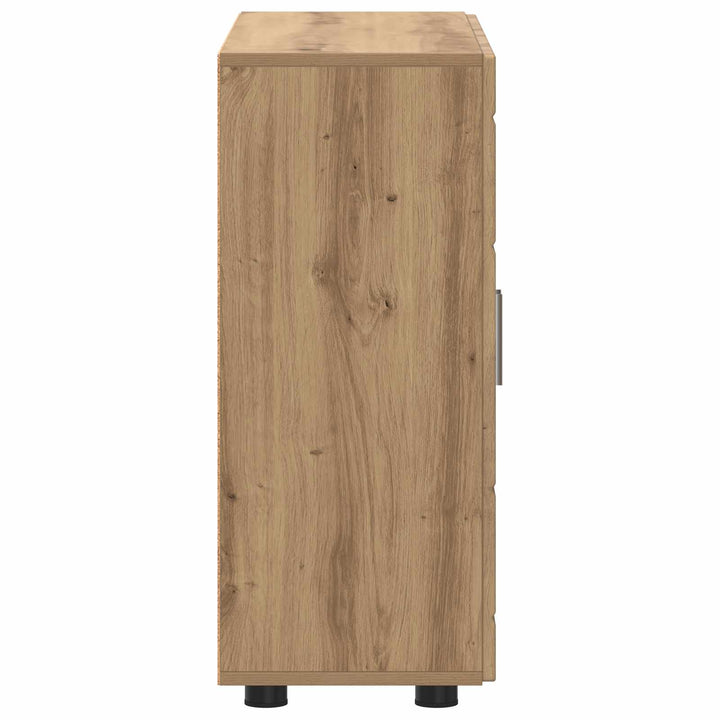 Træskab Artisan Egetræ 88,5 x 30,5 x 73 cm Konstrueret træ