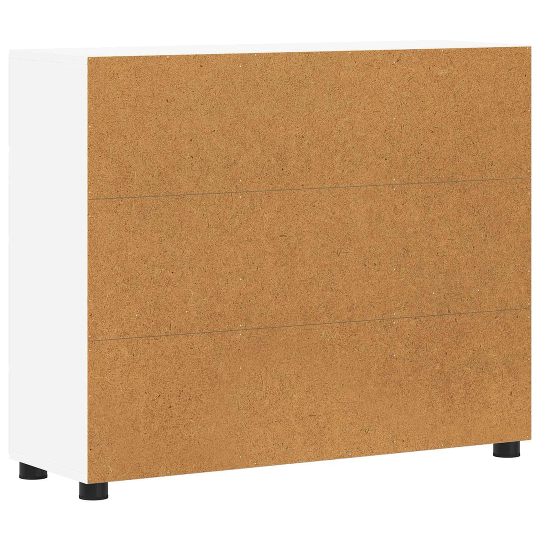Sideboard FLORIN Hvid 88,5 x 30,5 x 73 cm Konstrueret træ